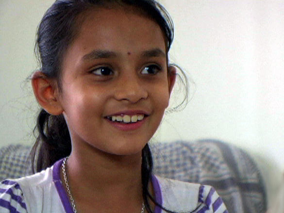 Bhutanese girl with smile