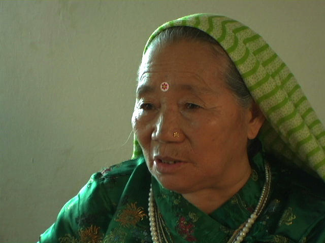 Older Bhutanese woman