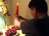 Man from Burma preparing to pray
