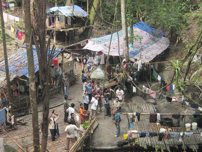 Community in refugee camp